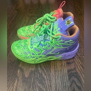 Boys lamelo ball ninja turtle basketball sneakers